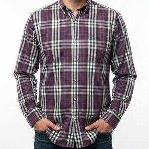 Vintage Chaps Ralph Lauren Plaid Button Down Shirt Men’s Large